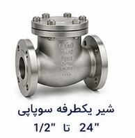 شیر یکطرفه سوپاپی سایز 1.2 تا 24 اینچ