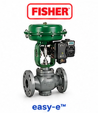 شیر کنترل صنعتی Fisher easy-e برای کنترل جریان سیالات