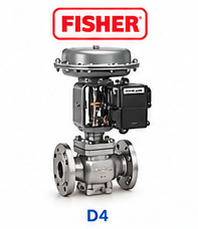 شیر کنترل صنعتی Fisher easy-e برای کنترل جریان سیالات