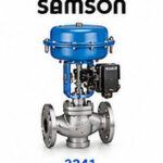شیر کنترل صنعتی SAMSON Type 3241 با عملگر پنوماتیکی