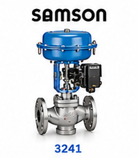 شیر کنترل صنعتی SAMSON Type 3241 با عملگر پنوماتیکی