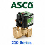 شیر برقی صنعتی ASCO Series 210 دو راهه برای کنترل جریان سیال