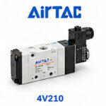 شیر برقی پنوماتیک AirTAC مدل 4V210 برای کنترل جهت هوای فشرده