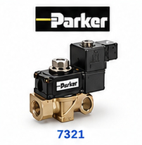 شیر برقی کنترل سیالات Parker مدل 7321