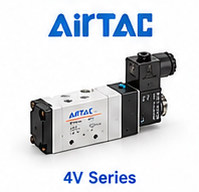 شیر برقی پنوماتیک AirTAC 4V برای کنترل جریان هوای فشرده در صنعت